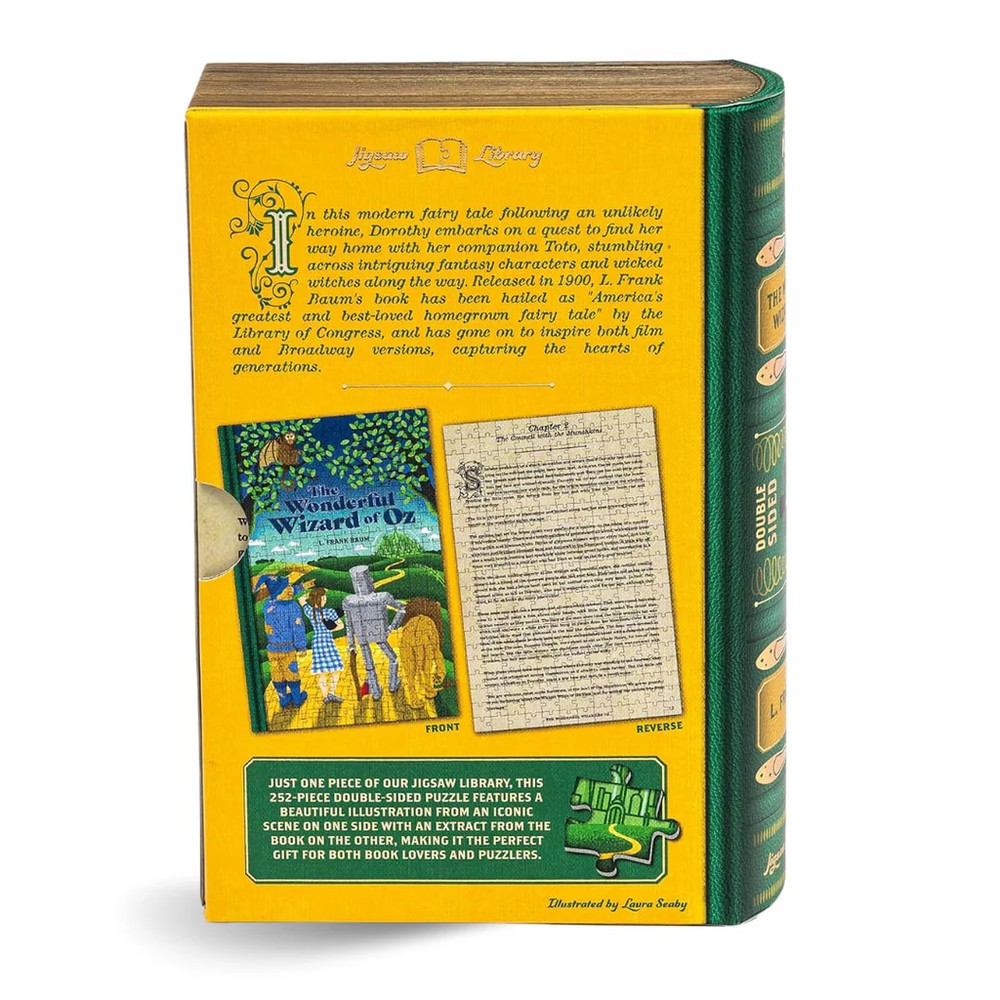 Wonderful Wizard of Oz Double Sided Professor Puzzle 252pc Jigsaw Puzzle