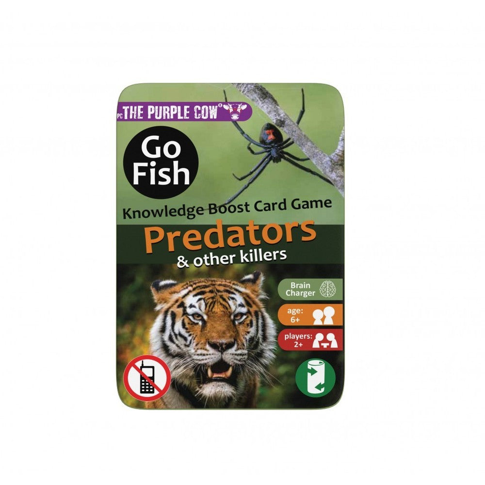 Go Fish Predators; Magnet;Tin - Board Game
