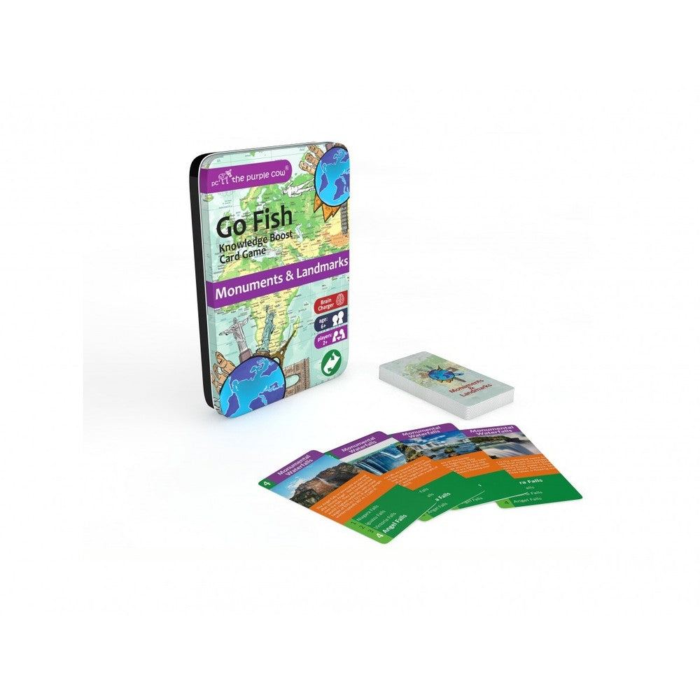 Go Fish; Monuments & Landmarks - Card Game