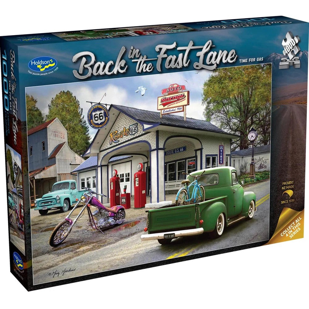 Back in Fast Lane Time 4 Gas Holdson Jigsaw Puzzle