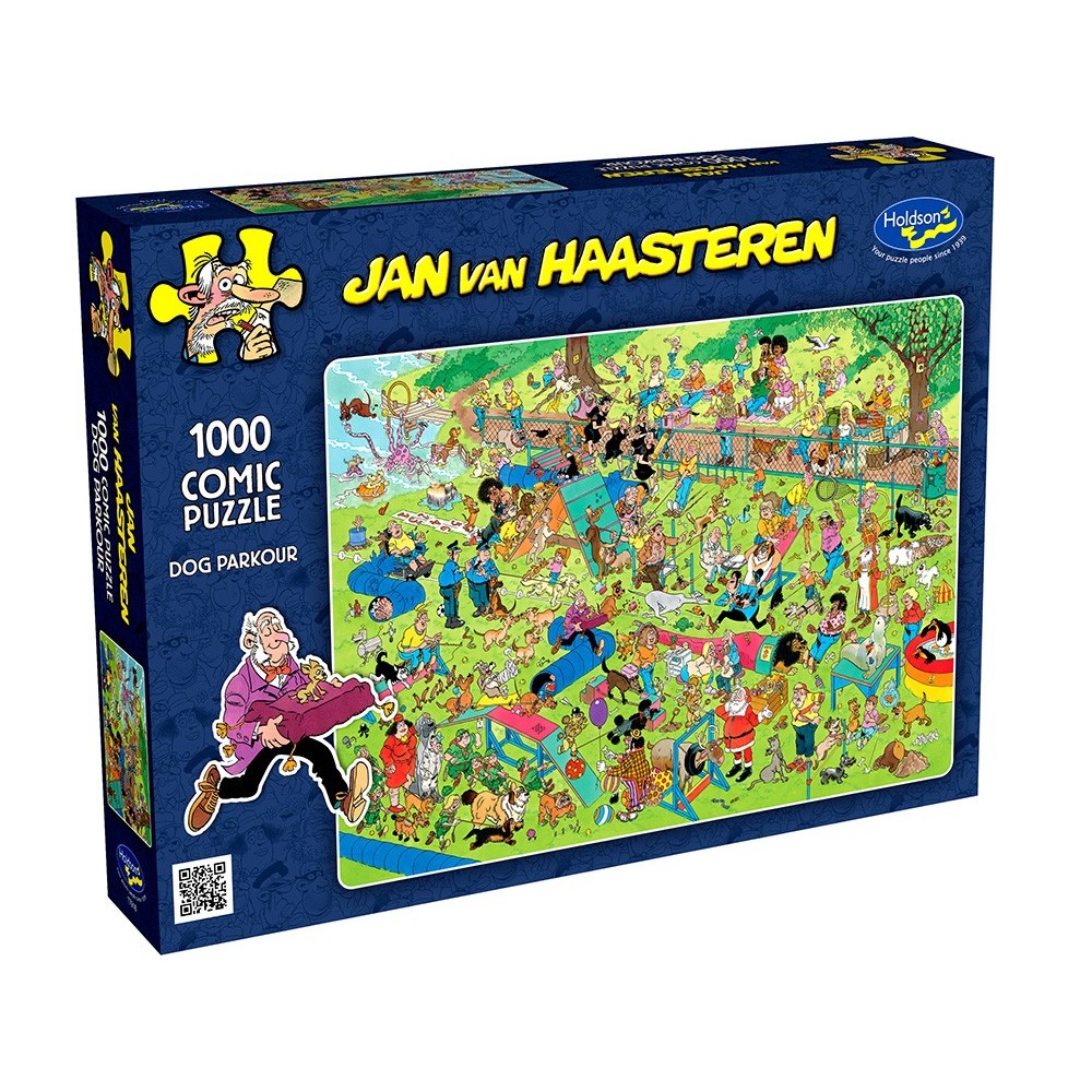 Jvh Dog Parkour Holdson 1000pc Jigsaw Puzzle