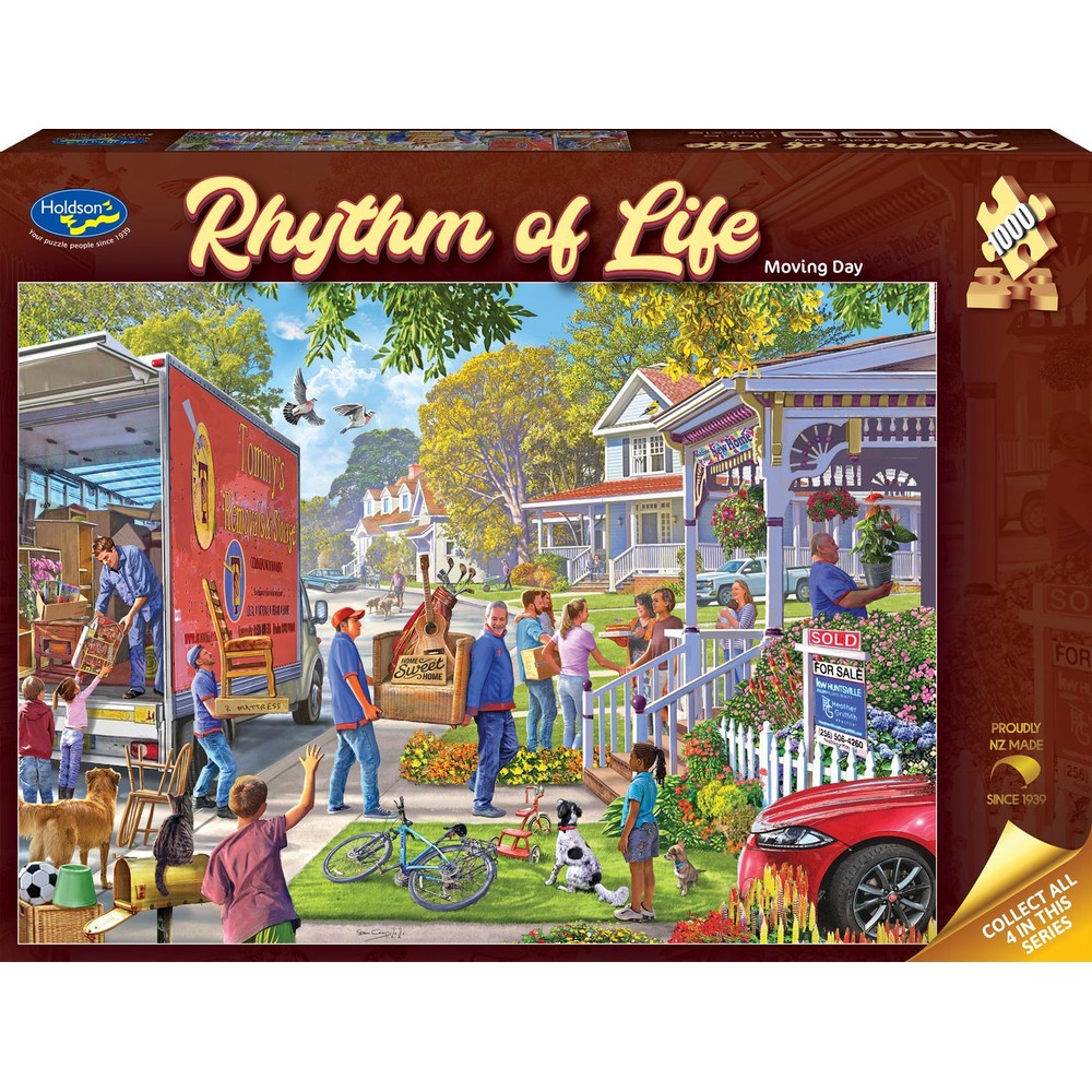 Rhythm of Life Moving Day 1000 Holdson Puzzle
