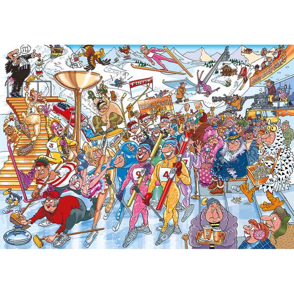 Puzzle - Holdson - Wasgij? - Mystery - #22 - Winter Game 1000pc