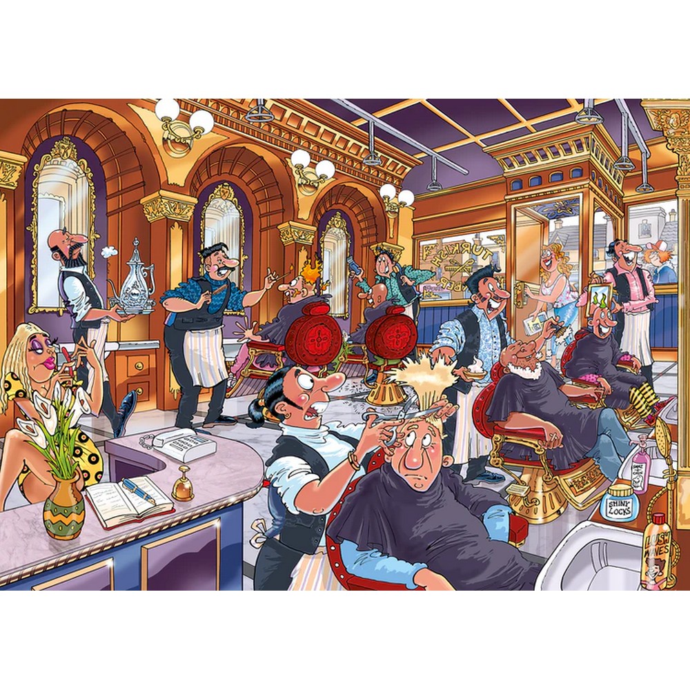 Puzzle - Holdson - Wasgij? - Mystery - #27 - Close Shave 1000pc