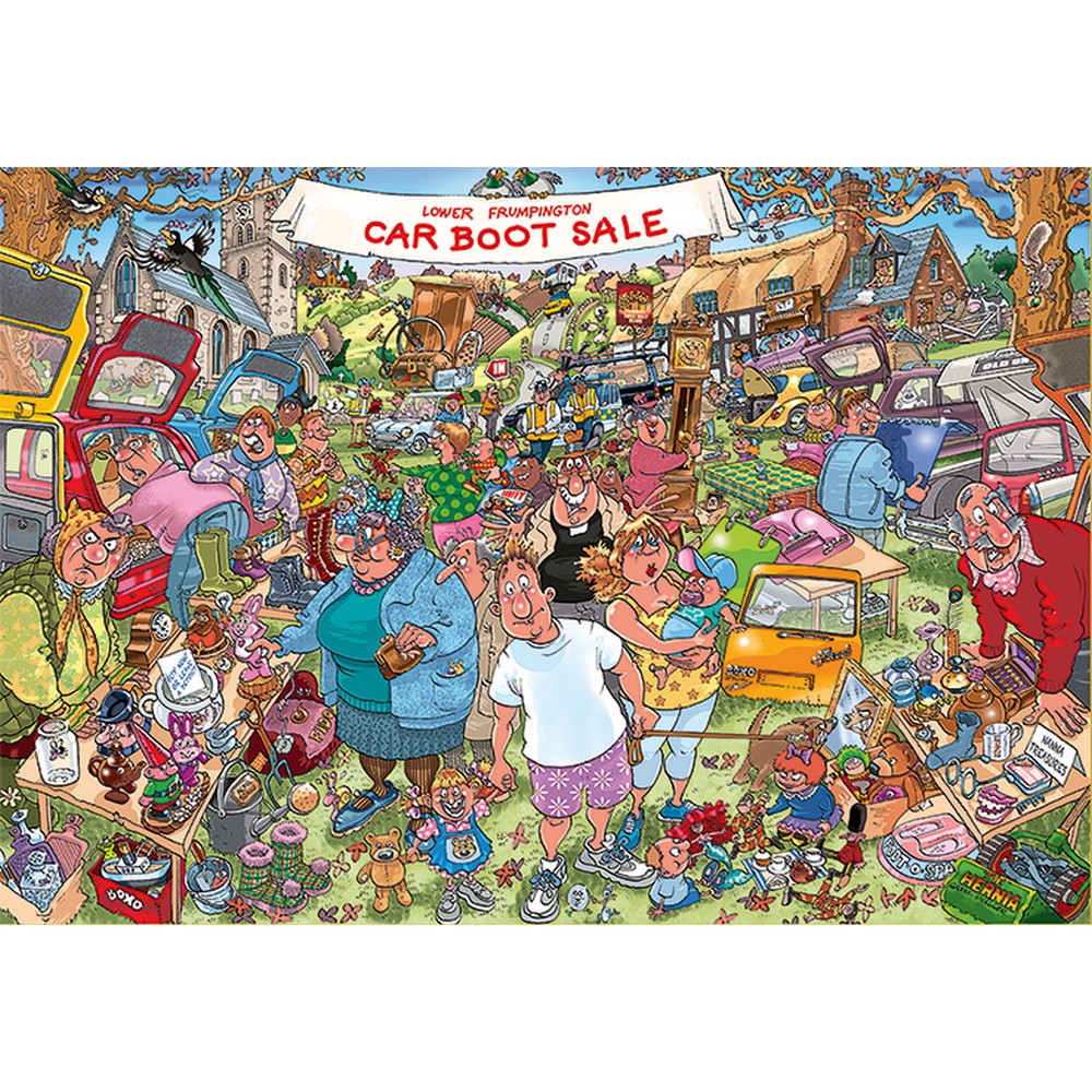 Puzzle - Holdson - Wasgij? - Original - #35 - Car Boot 1000pc