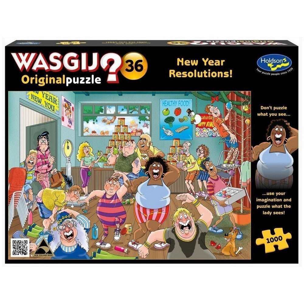 Puzzle - Holdson - Wasgij? - Original - #36 - New Year 1000pc
