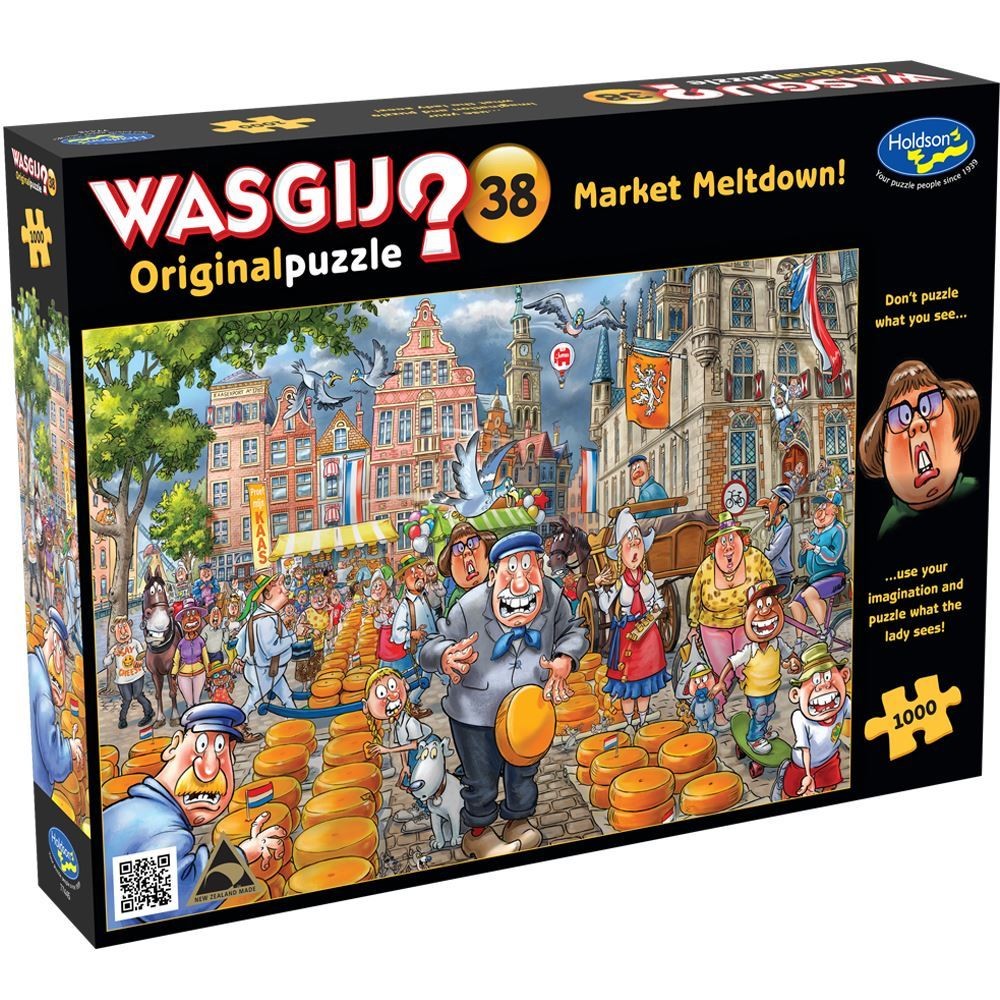 Puzzle - Holdson - Wasgij? - Original - #38 - Market Meltdown 1000pc