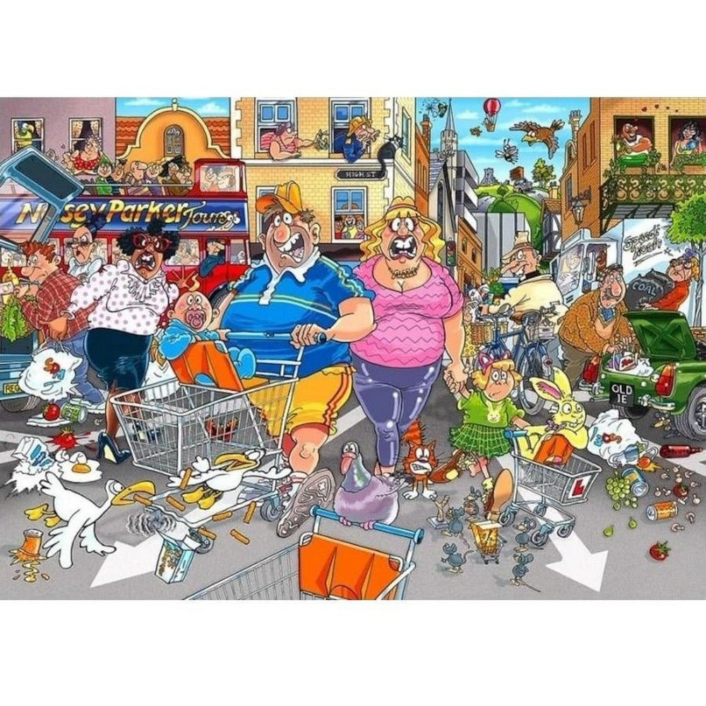 Puzzle - Holdson - Wasgij? - Original - #46 - Middle Aisle Madness 1000pc