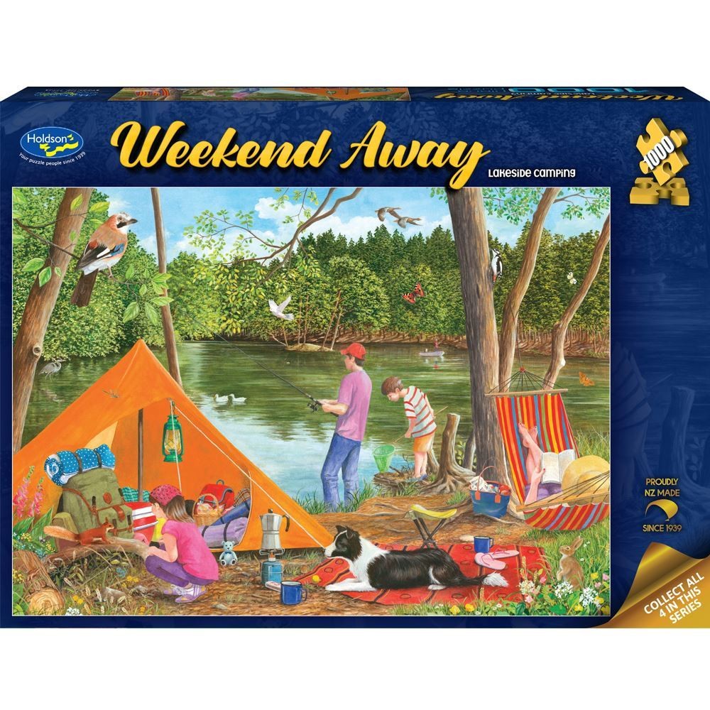 Weekend Away Lakeside Holdson 1000pc Jigsaw Puzzle