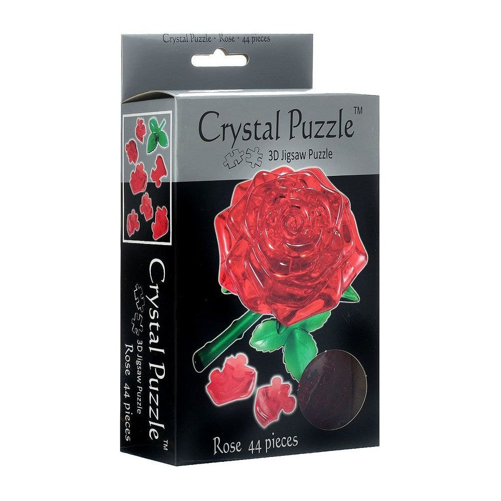 3D Rose; Red; Crystal Puzzle