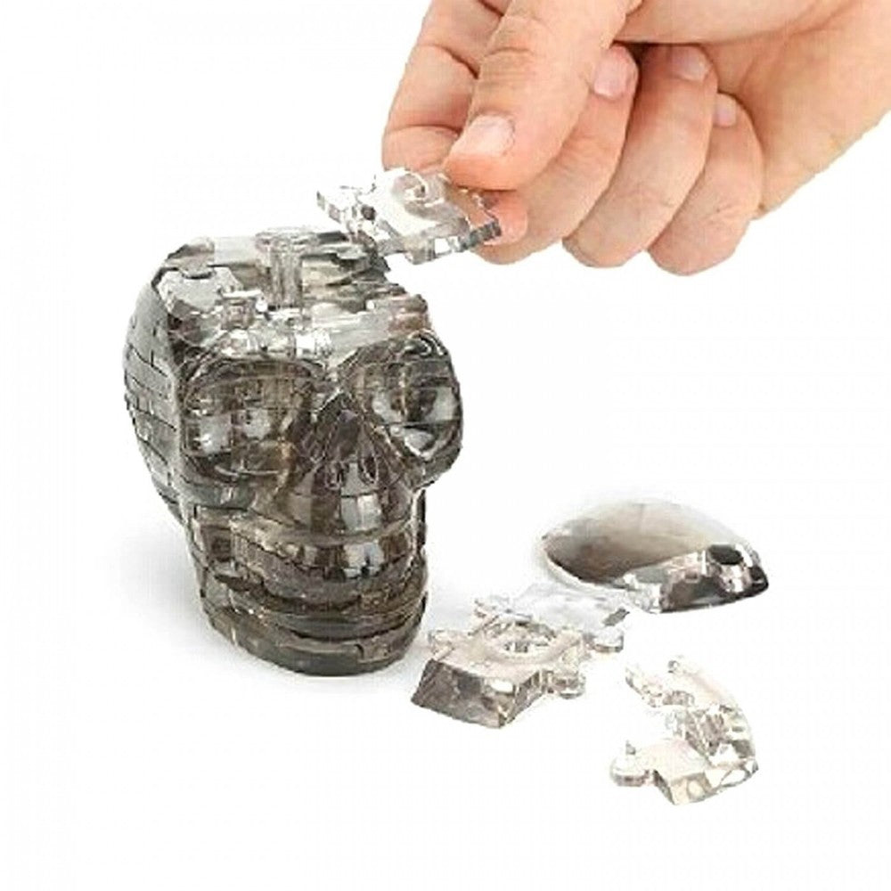 3D Skull; Black; Crystal Puzzl - Jigsaw Puzzle