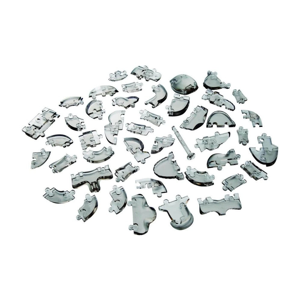 3D Skull; Black; Crystal Puzzl - Jigsaw Puzzle