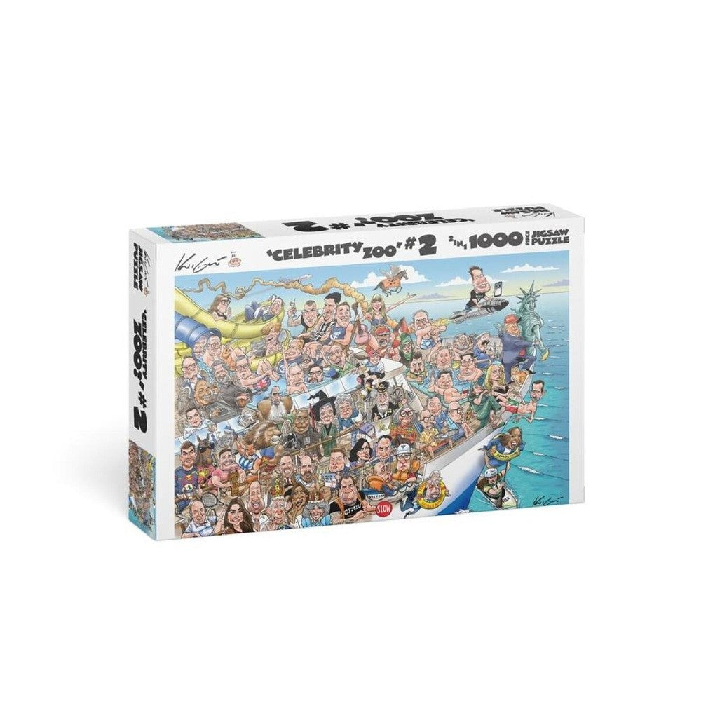 Puzzle - Mark Knight's Celebrity Zoo #2, 1000pc