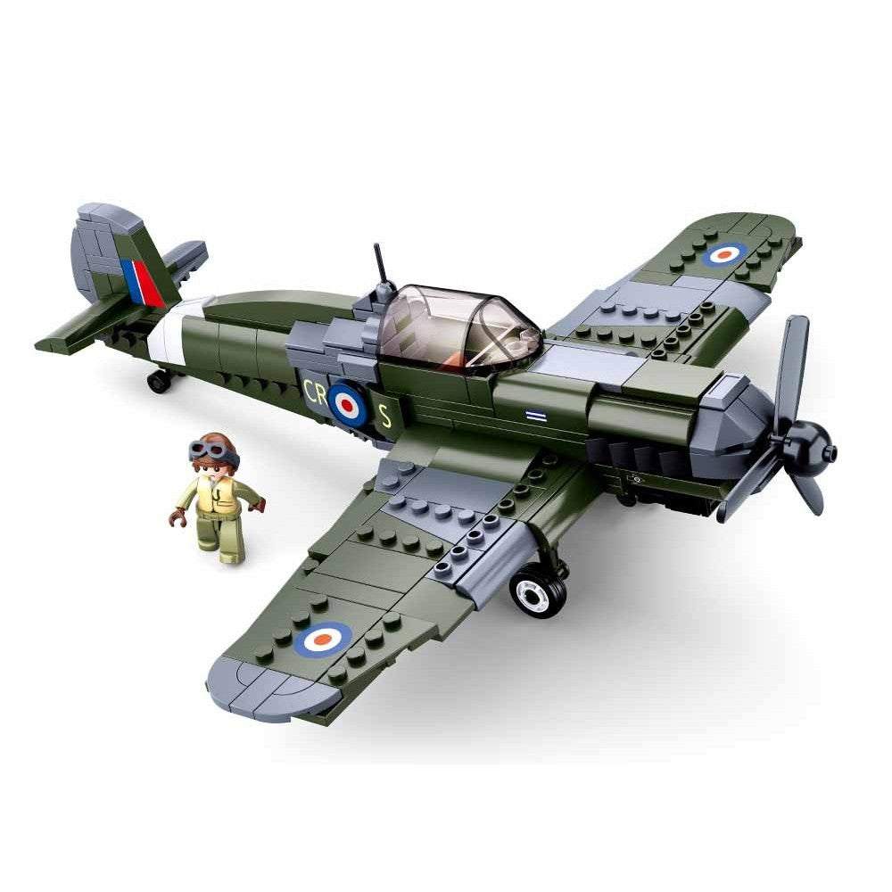 Ww2 Spitfire Fighter 290Pcs