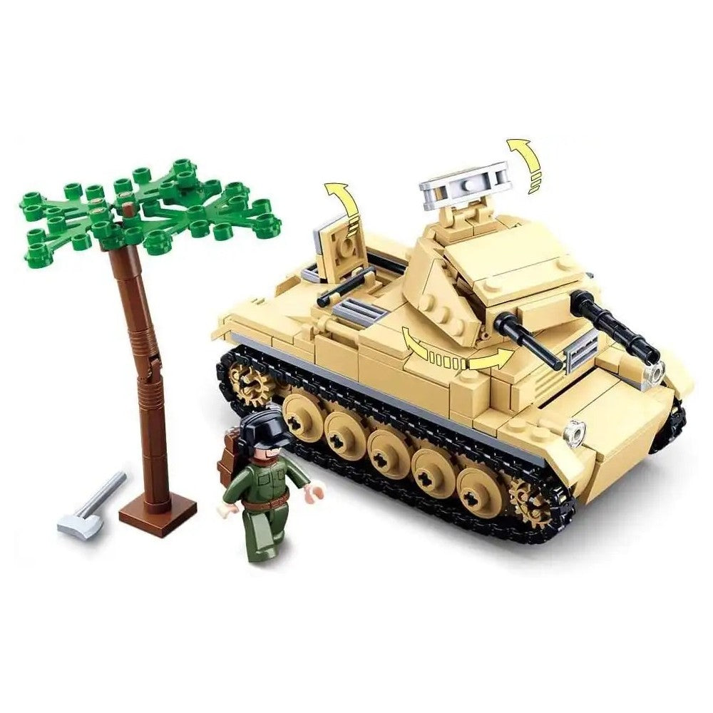 Ww2 Tank Panzer II 356Pcs