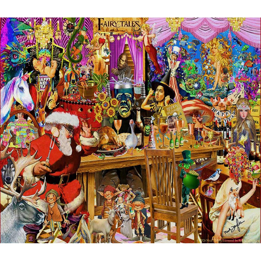 Puzzle - Sunsout - Fairy Tale Collage 1000Pcxl