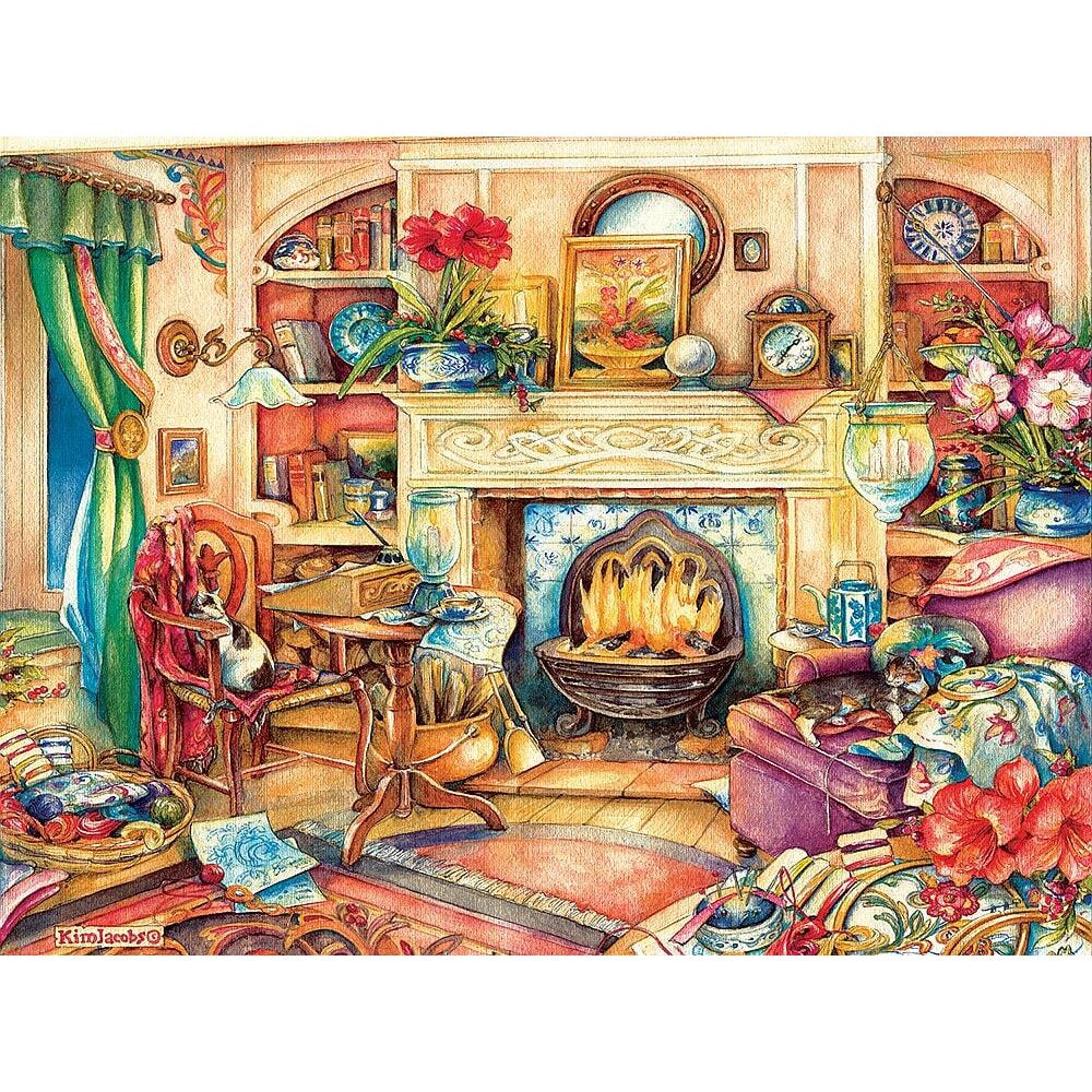 Puzzle - Sunsout - Fireside Embroidery 1000Pcxl