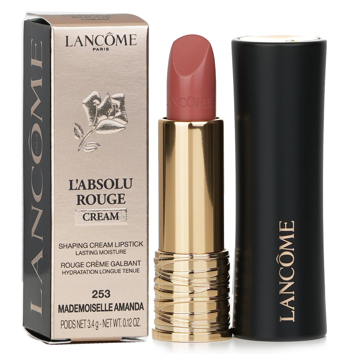 Lancome - L'Absolu Rouge Cream Lipstick - # 253 Mademoiselle Amanda - 3.4g/0.12