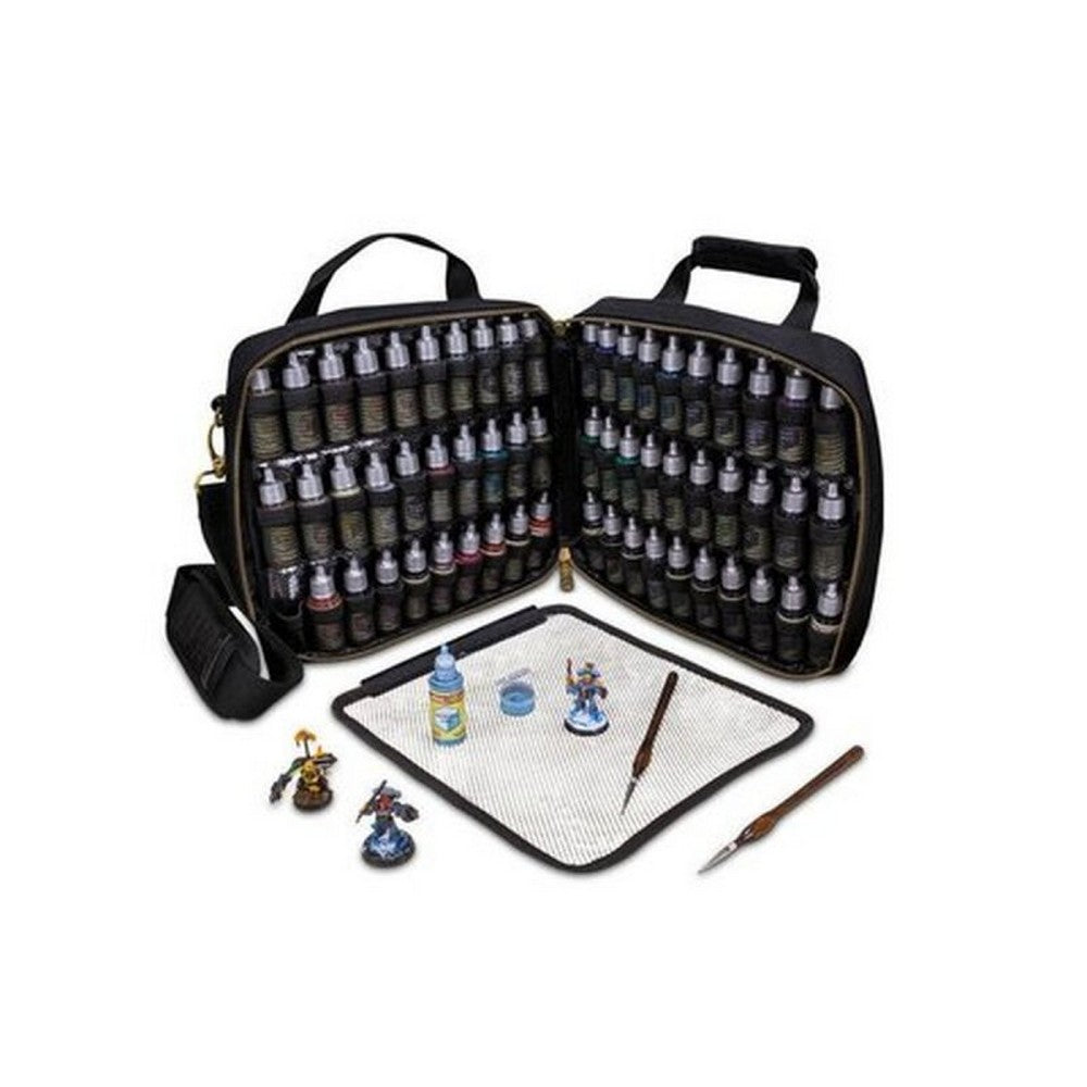 ENHANCE Tabletop Miniature Figure Paint Case - Black - Gaming Accessory