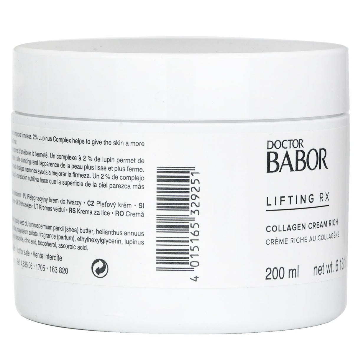 Babor - Doctor Babor Lifting Rx Collagen Cream Rich (Salon Size) - 200ml/6.76oz