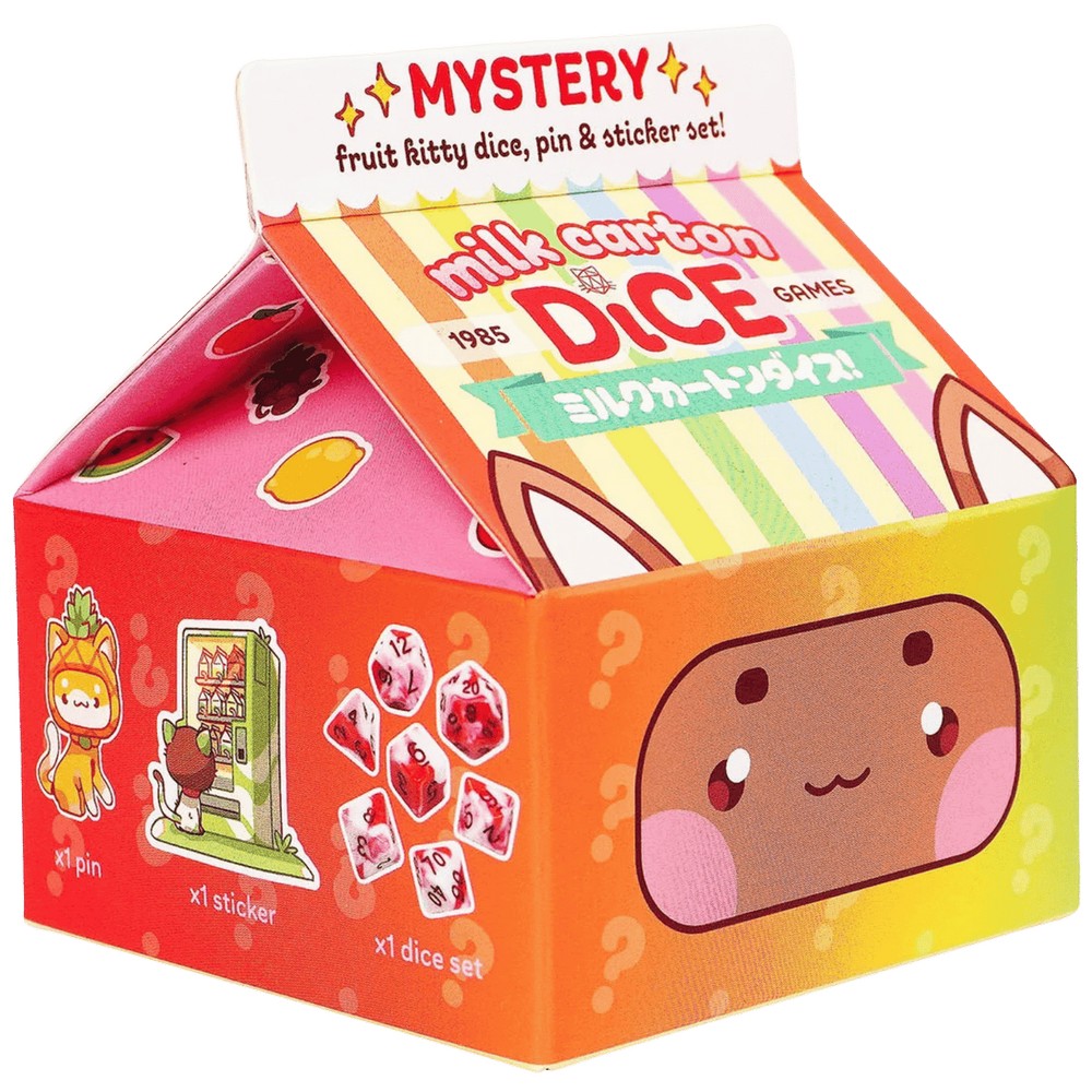 Milk Carton Mystery Dice - Board Game
