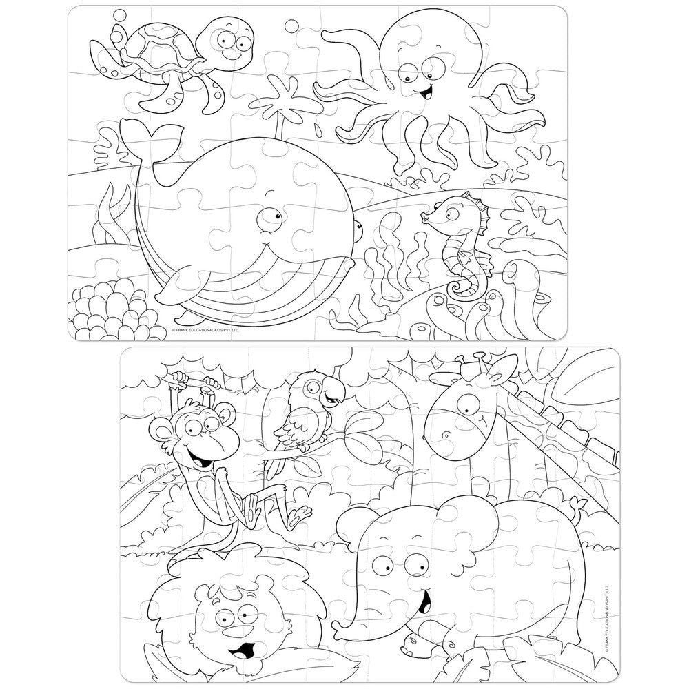 Make & Color Underwater Jungle