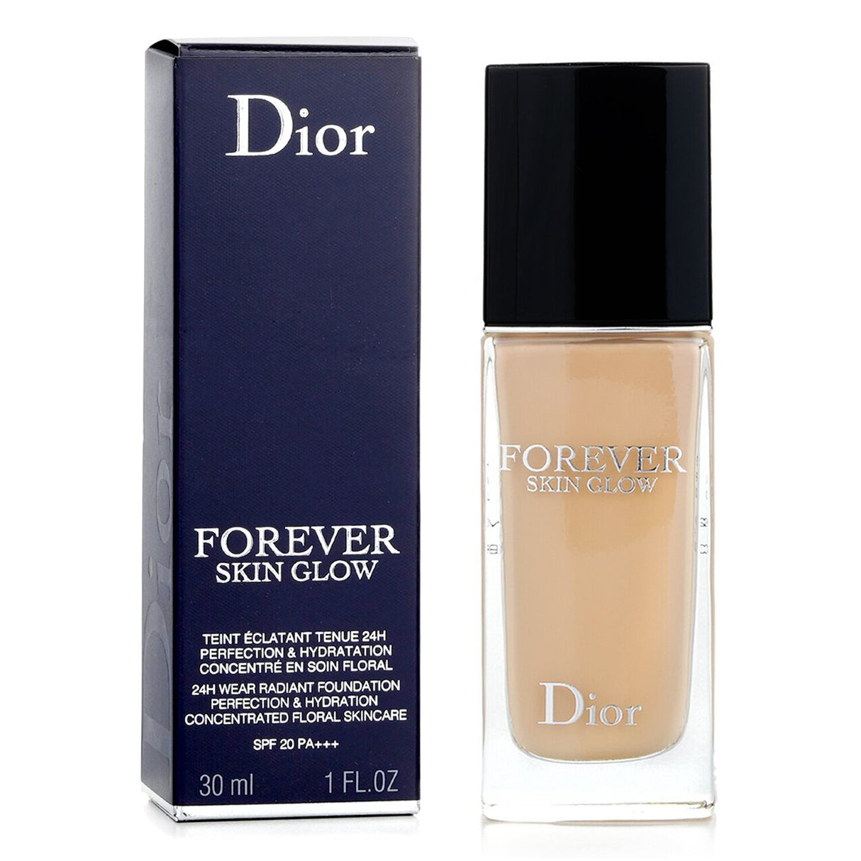 Christian Dior - Dior Forever Skin Glow 24H Wear Radiant Foundation SPF 20 - # 1