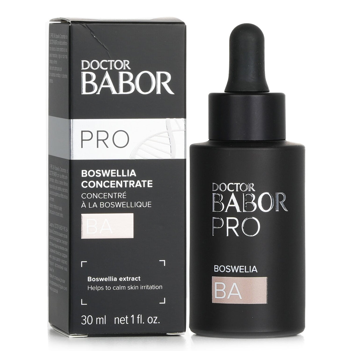 Babor Doctor Pro BA Boswellia Concentrate 30ml serum, soothing formula for irritated skin, enhances barrier function.