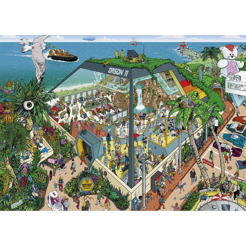 Puzzle - Heye - Triangular Box - Herold; Beauty Centre 1000pc