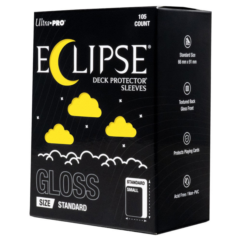Ultra Pro: UP16707 ECLIPSE Gloss Standard DECK PROTECTOR Sleeves: Lemon Yellow