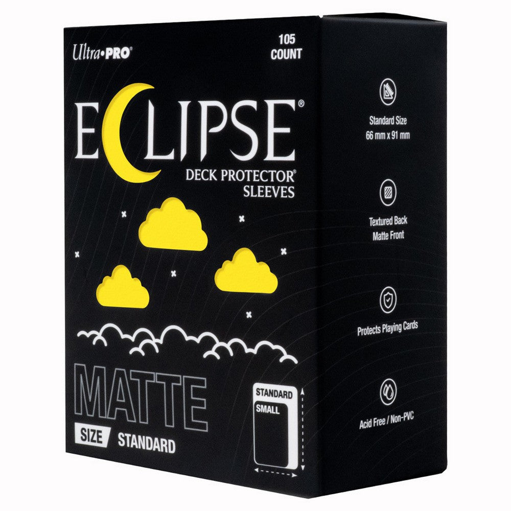 Ultra Pro: UP16687 ECLIPSE Matte Standard DECK PROTECTOR Sleeves: Lemon Yellow