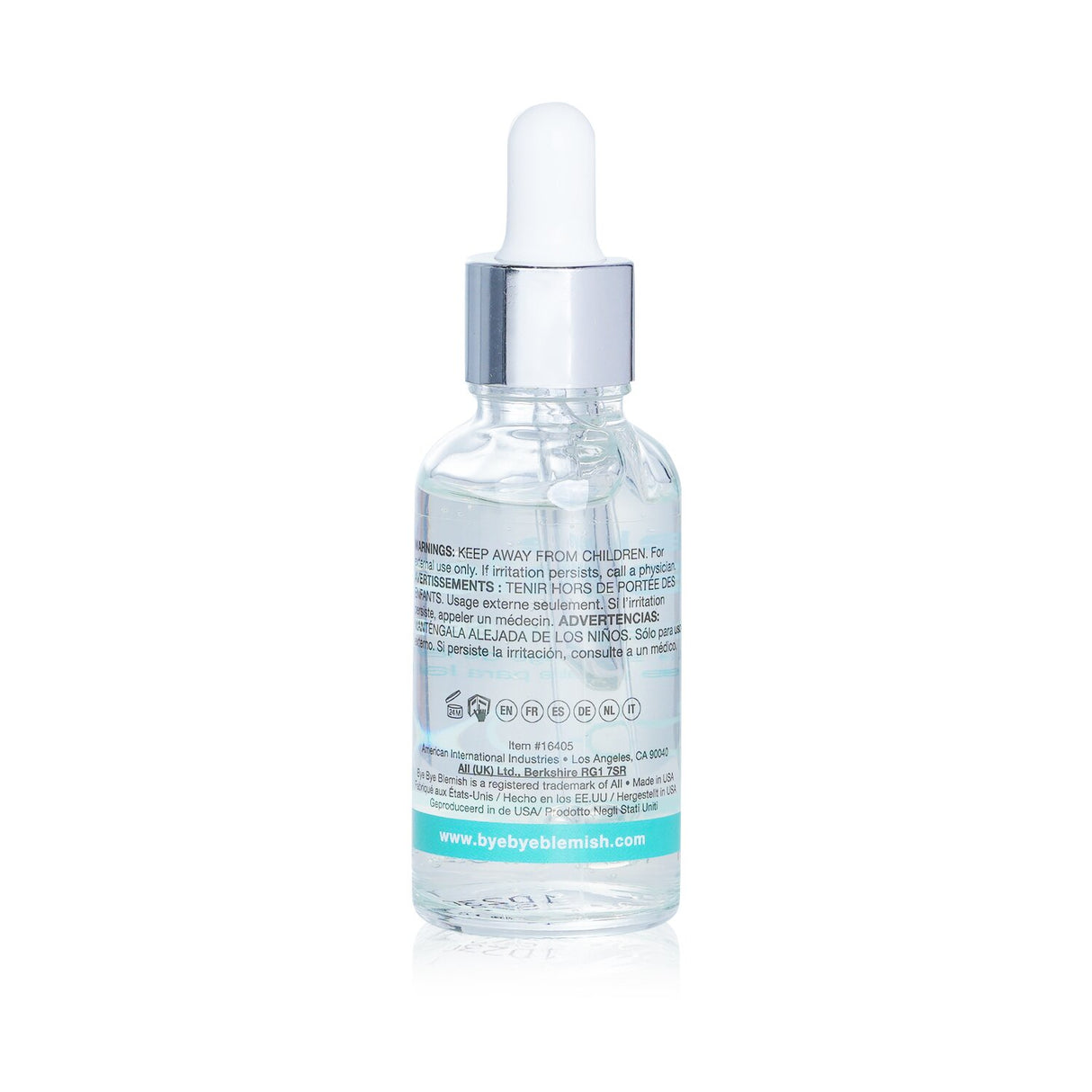 Bye Bye Blemish Skin Rescue Serum in 30ml, featuring Niacinamide and Zinc for clear, hydrated, and balanced oily skin.