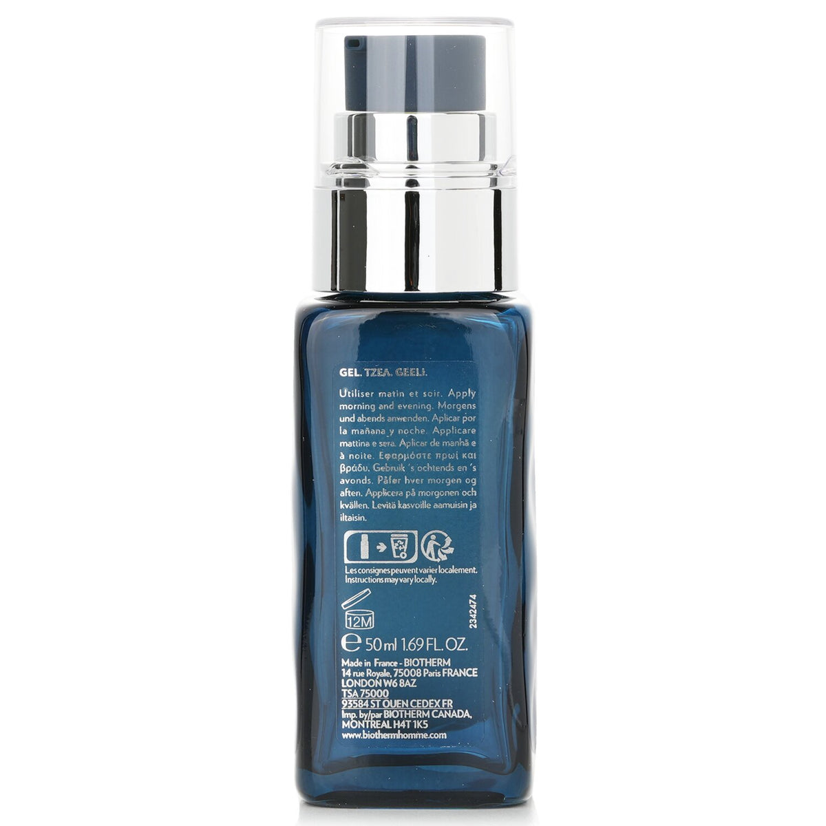 Biotherm - Biotherm Homme Force Supreme Gel - 50ml/1.69oz