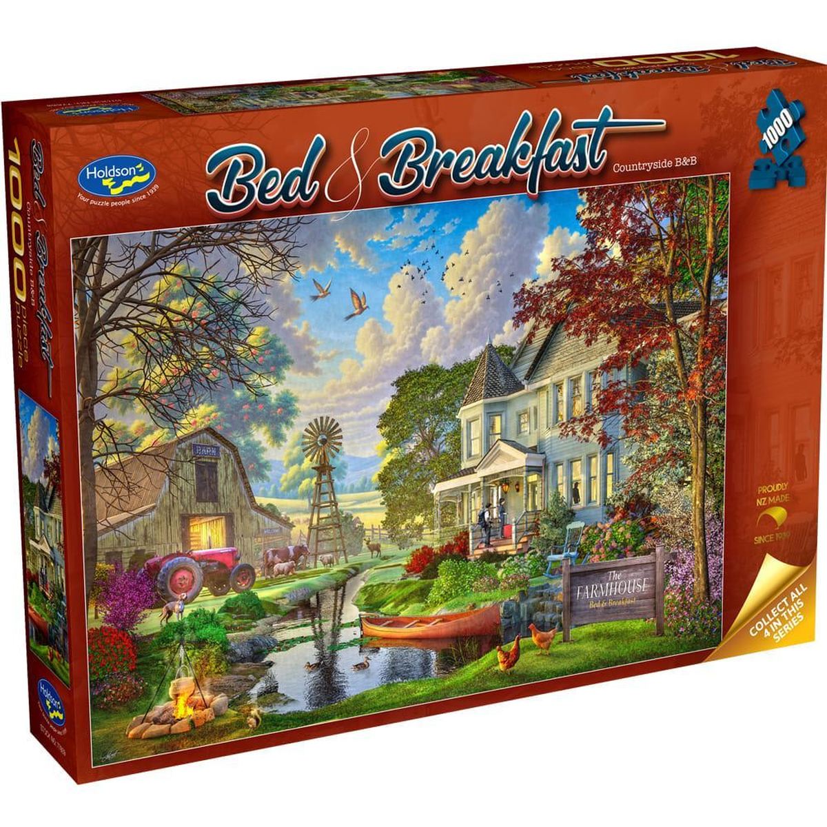 Bed & Breakfast Countryside B&B Holdson 1000pc Jigsaw Puzzle