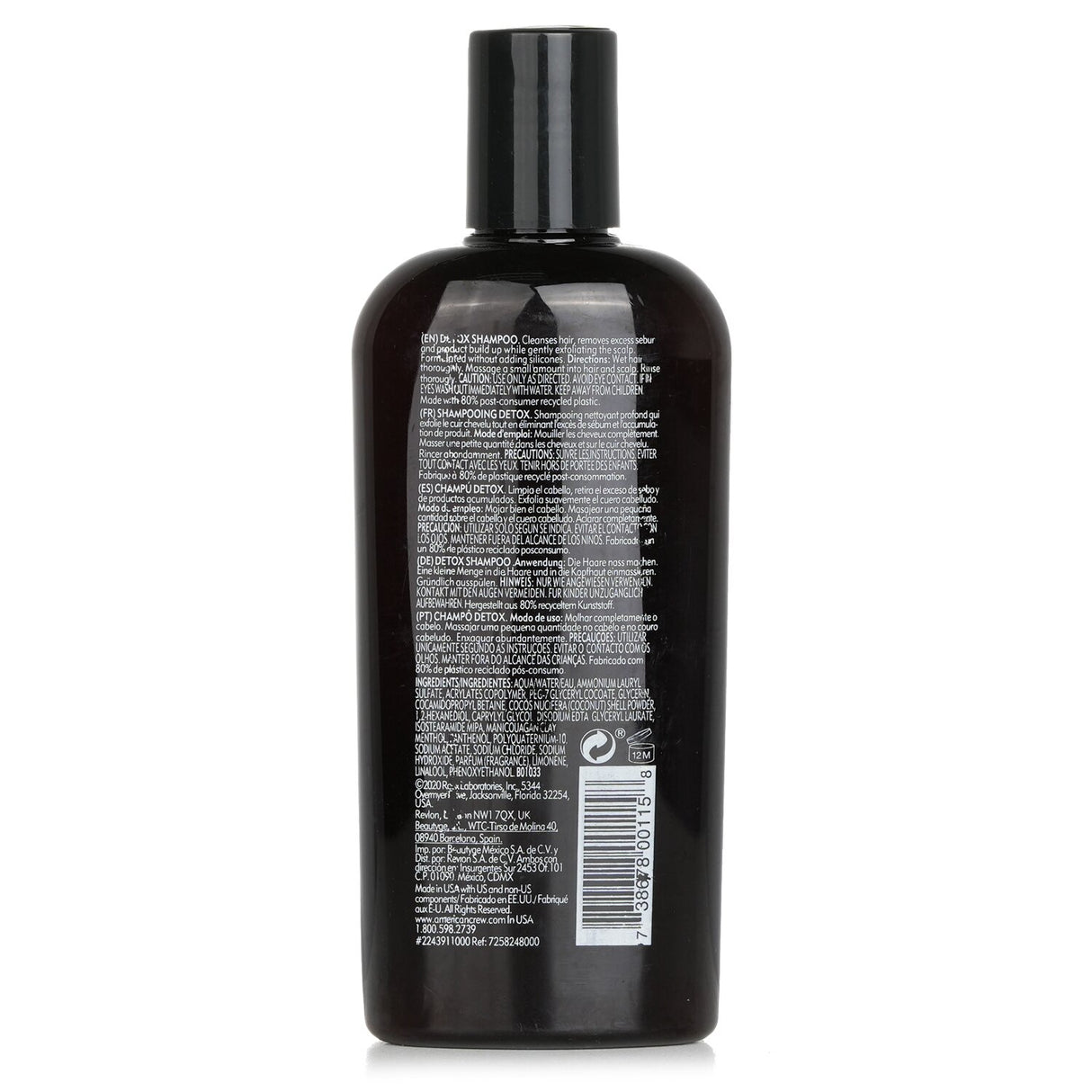 American Crew - Men Detox Shampoo - 250ml/8.4oz