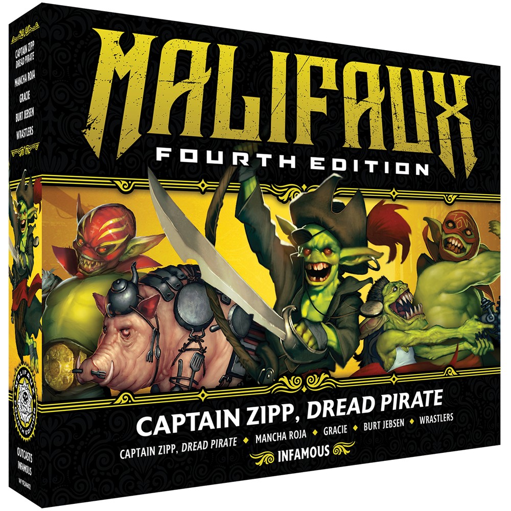 Wyrd Games: Malifaux: Bayou: Captain Zipp - Dread Pirate