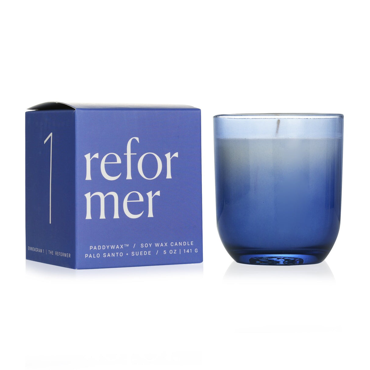 Paddywax Enneagram Candle - Reformer in an elegant ombre glass, offering a clean, 42-hour burn for mindfulness and self-reflection.