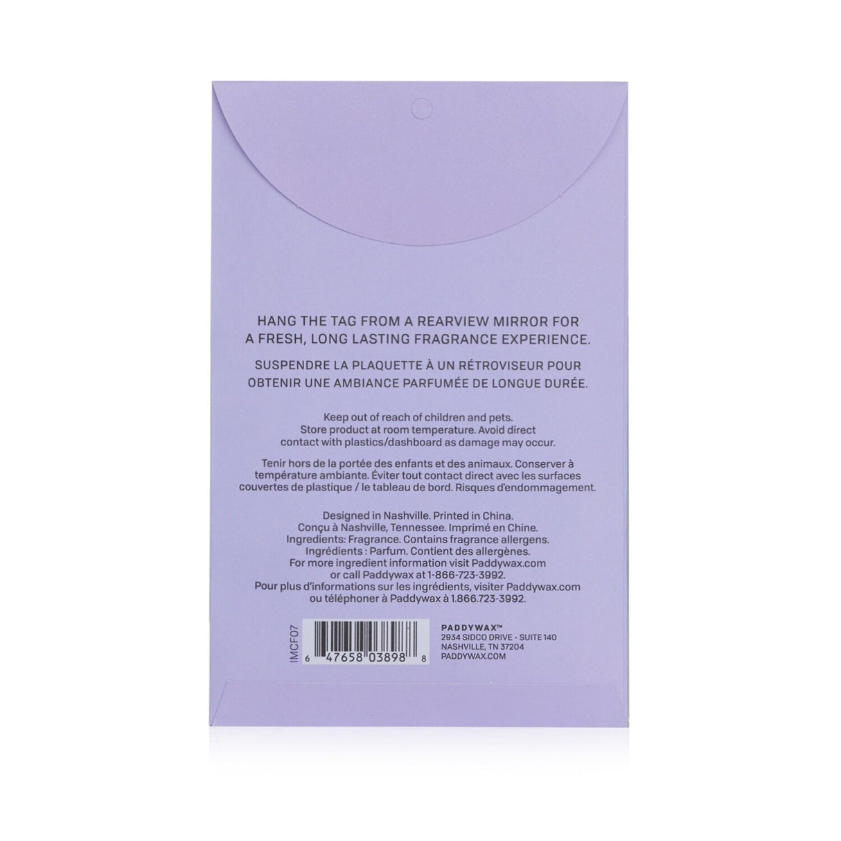 Paddywax - Impressions Car Fragrance - Fingers Crossed - 2packs
