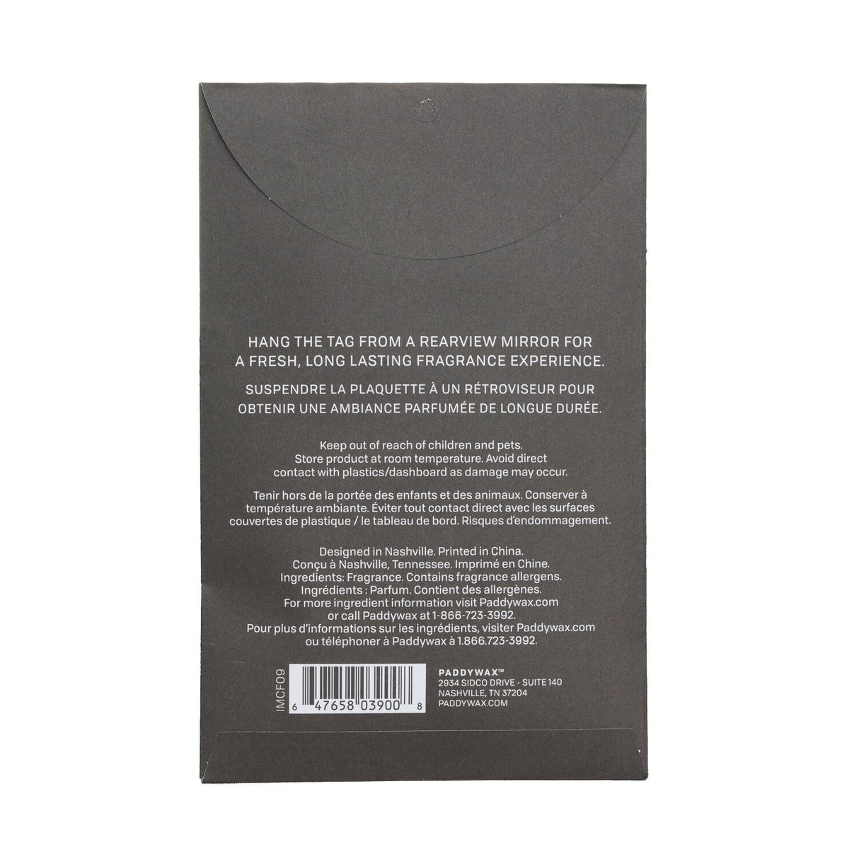 Paddywax Impressions Car Fragrance - Better Together, eco-friendly scents, stylishly designed for a fresh driving experience.