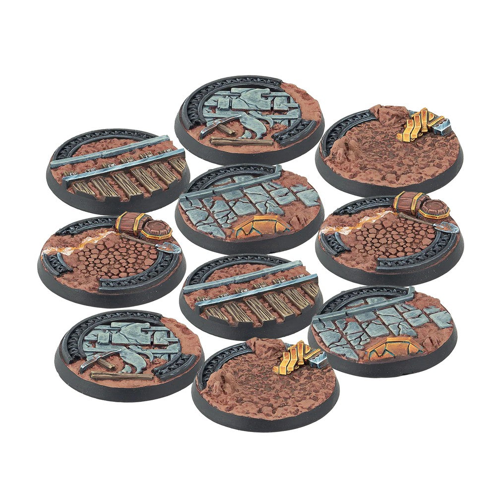 Warcrow: Bases: 30mm Mounthaven Scenery Bases - Alpha Series