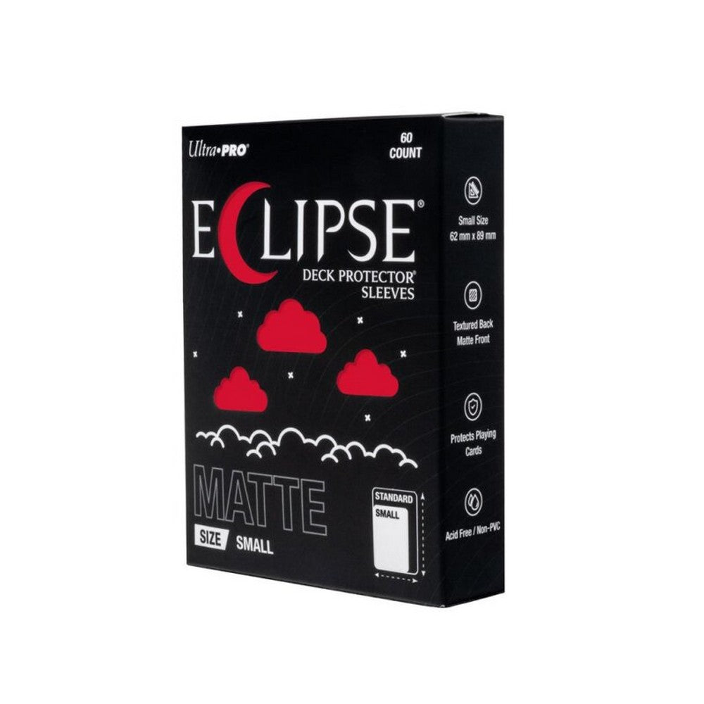 Ultra Pro: UP16694 ECLIPSE Matte Small DECK PROTECTOR Sleeves: Apple Red - 60ct