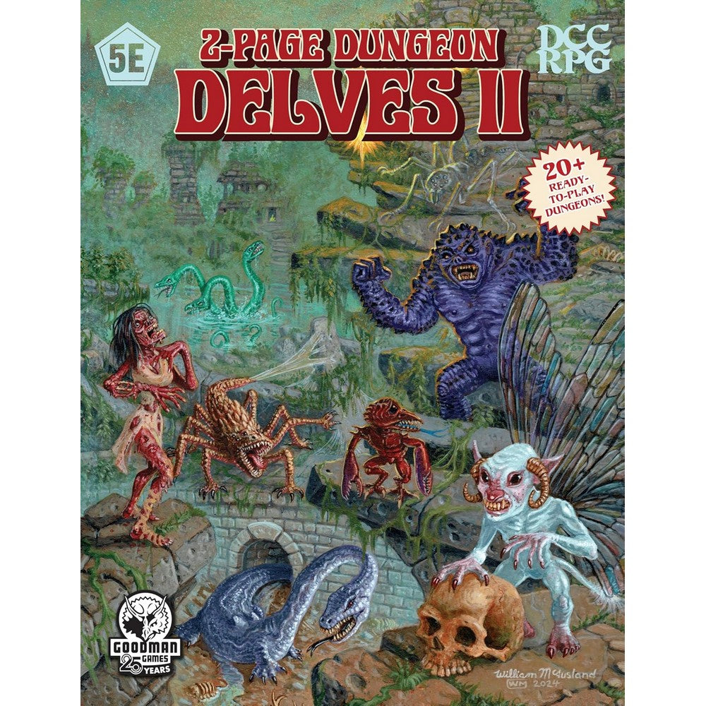 Dungeon Crawl Classics: 2-Page Dungeon Delves #2 - RPG Book