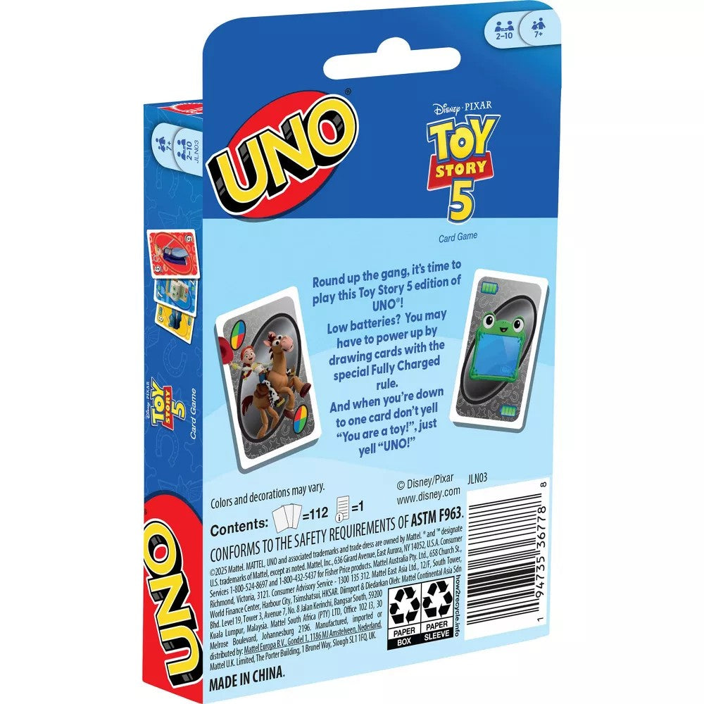 UNO Disney Toy Story 5