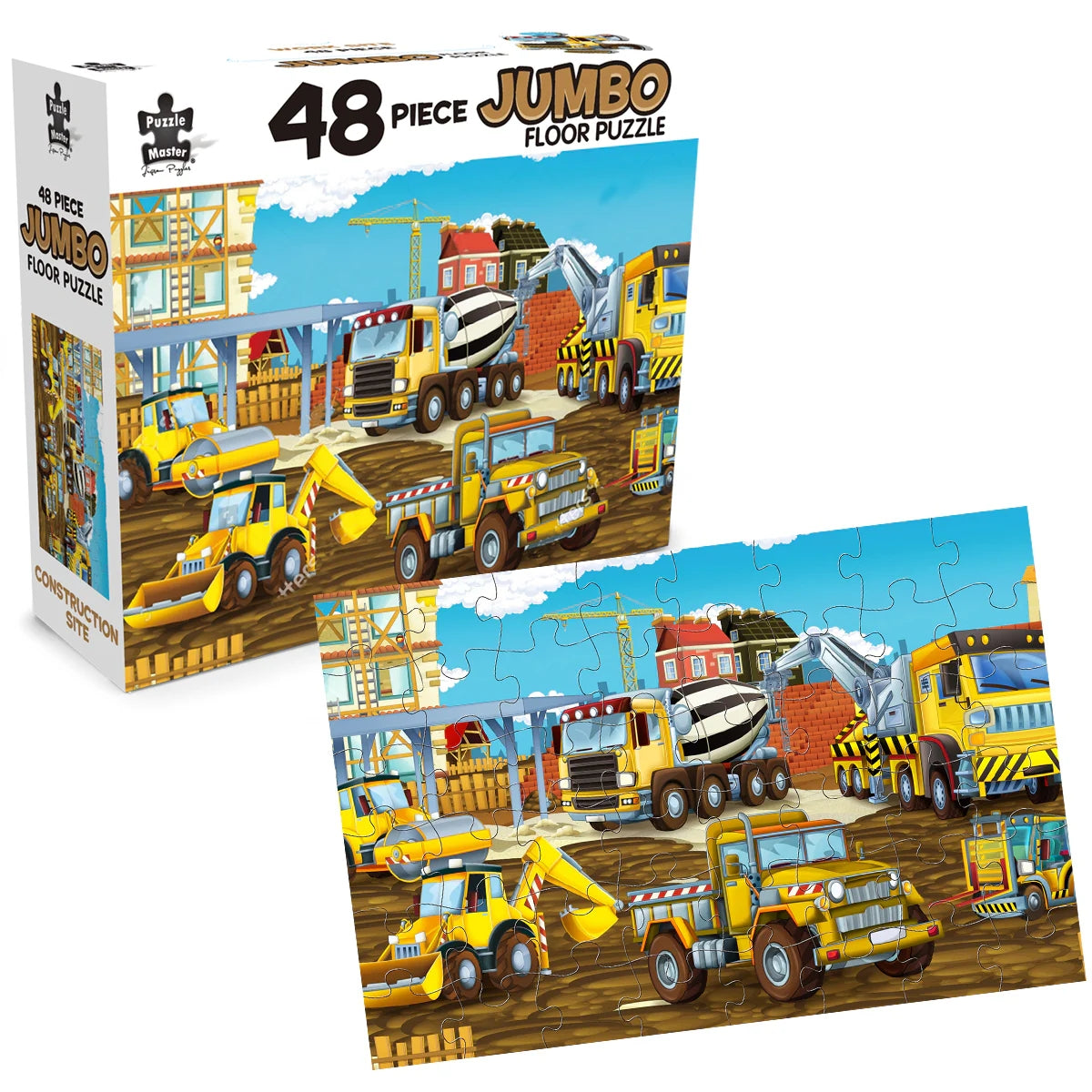 Puzzle - BMS - Construction Site Jumbo Floor Puzzle