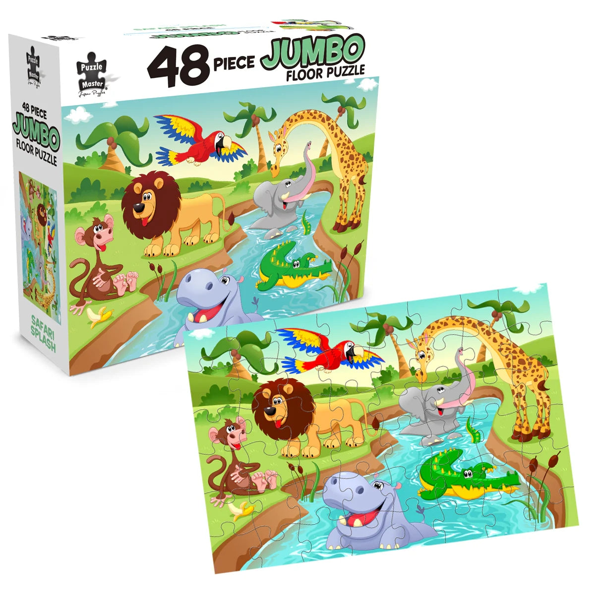 Puzzle - BMS - Safari Splash Jumbo Floor Puzzle