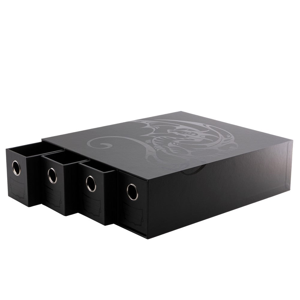 Dragon Shield: Fortress Card Drawers - Horizontal: Size 4 - Black