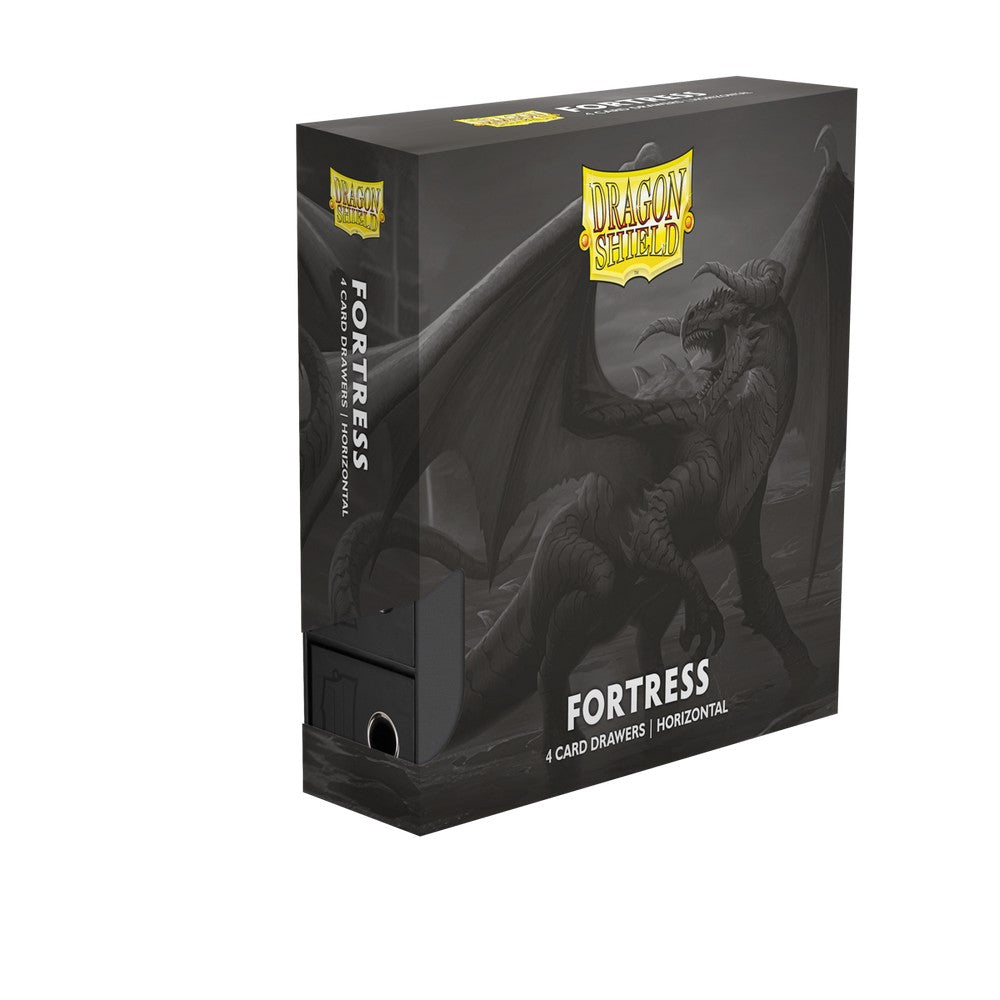 Dragon Shield: Fortress Card Drawers - Horizontal: Size 4 - Black