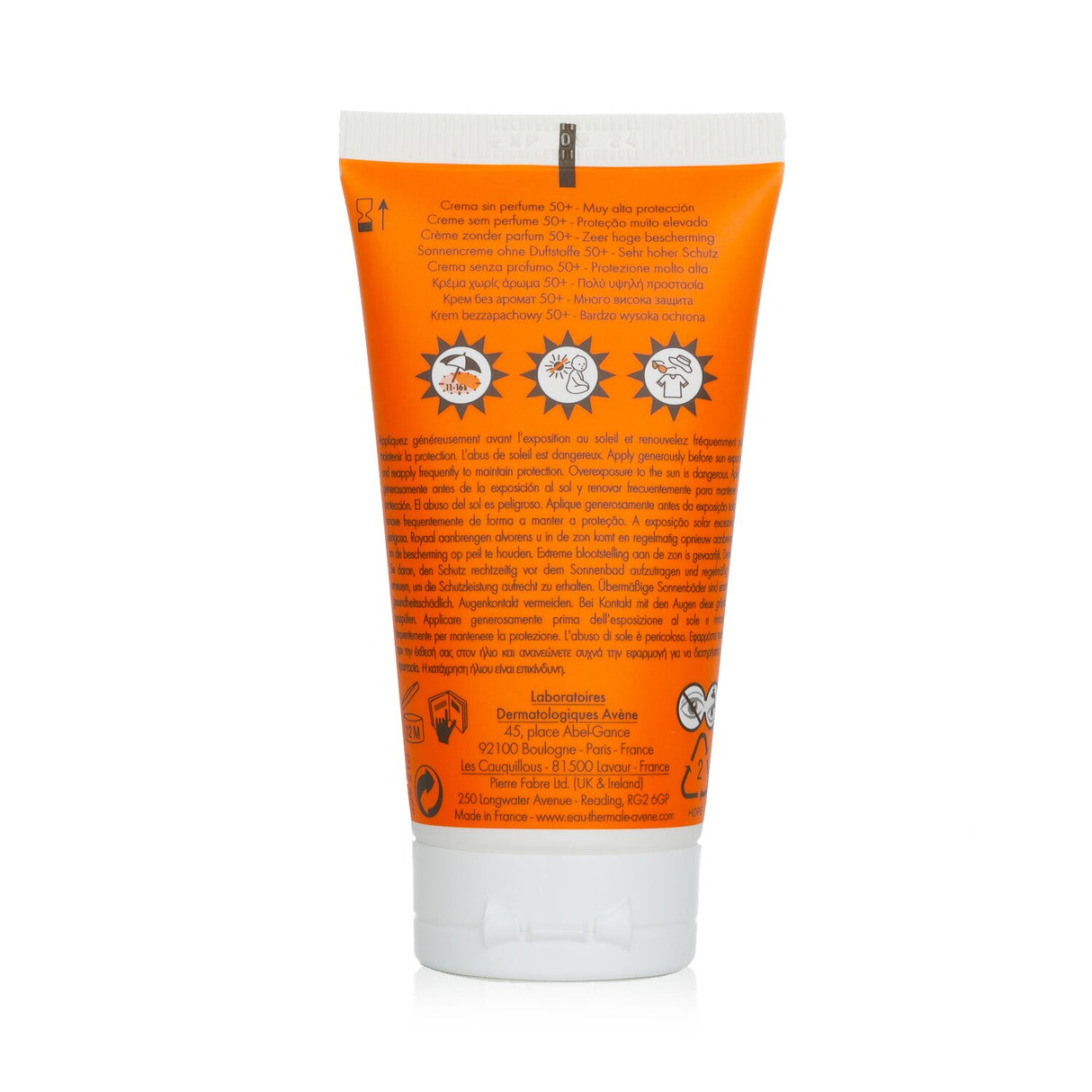 Avene - Very High Protection Fragrance-Free Cream SPF50+ - For Dry Sensitive Ski