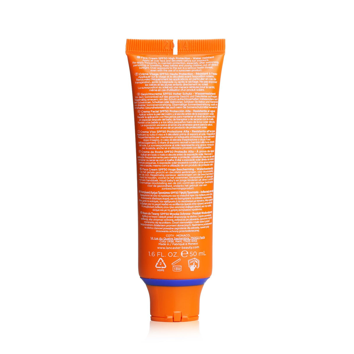 Lancaster - Sun Beauty Sublime Tan Face Cream SPF50 - 50ml/1.6oz