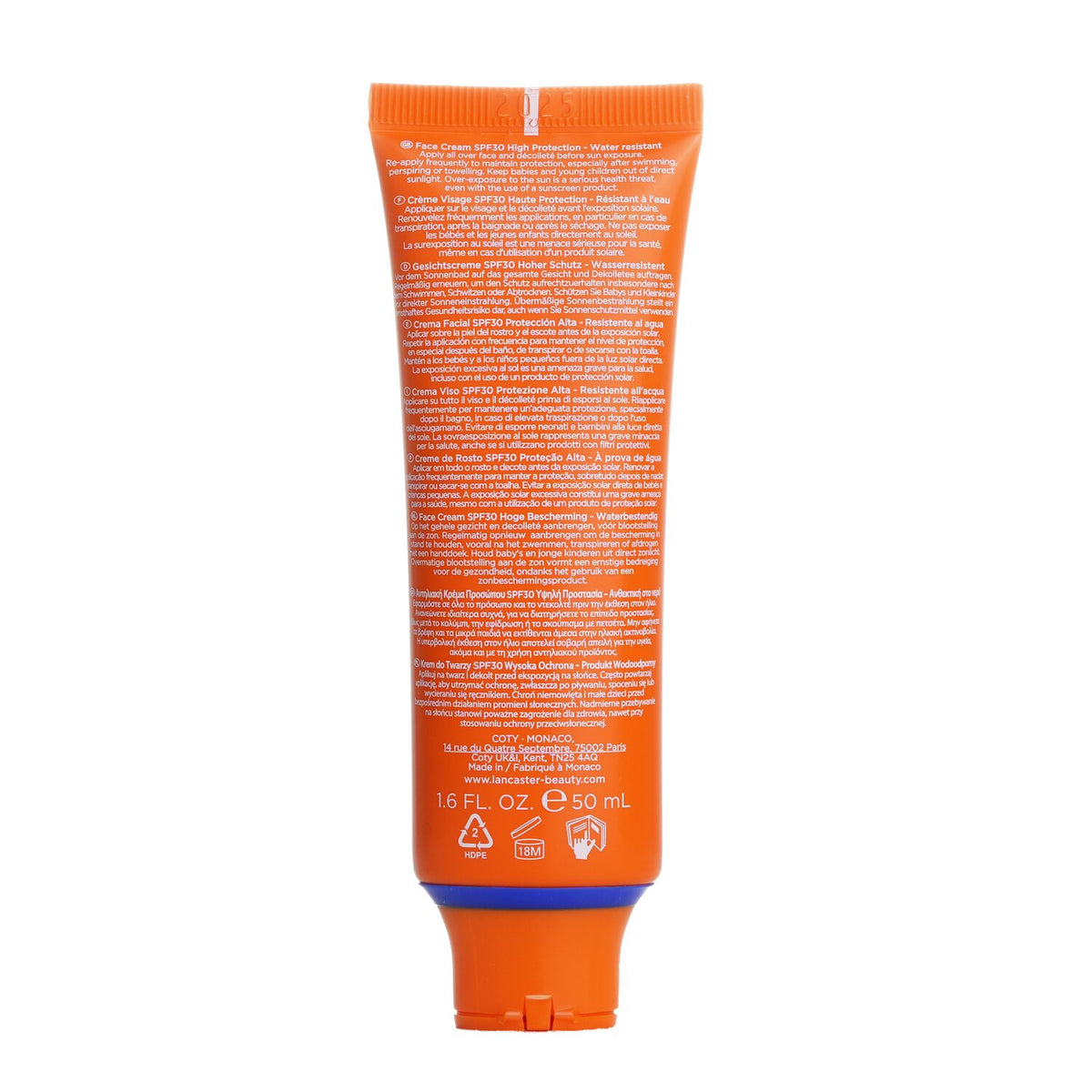 Lancaster - Sun Beauty Sublime Tan Face Cream SPF30 - 50ml/1.6oz